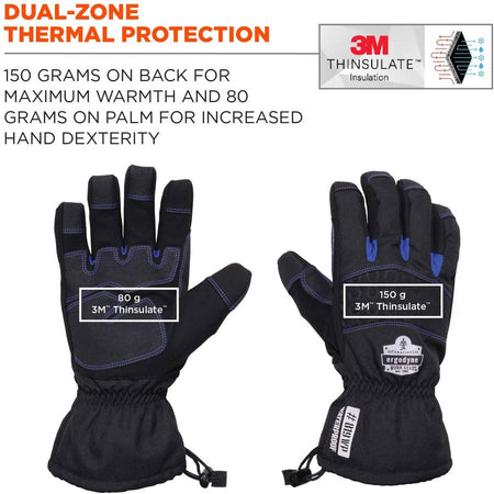 Ergodyne ProFlex 819WP Extreme Thermal Waterproof Winter Work Gloves - Alternate-Image2