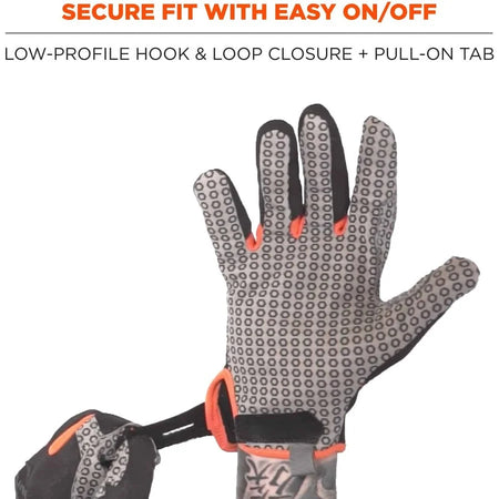 Ergodyne ProFlex 821 Handling Gloves - XL Black - Flexible & Secure Fit - Work