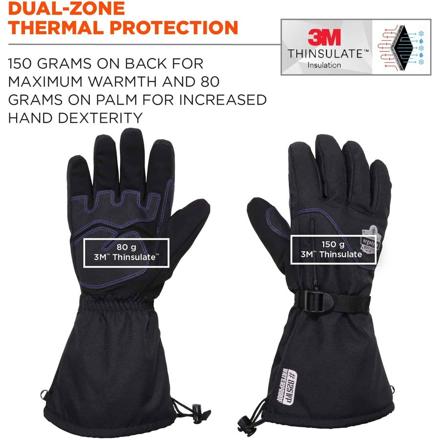 Ergodyne ProFlex 825WP Thermal Waterproof Winter Work Gloves - Alternate-Image3