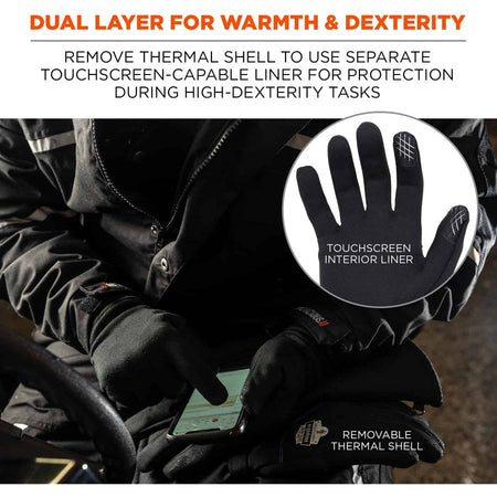 Ergodyne ProFlex 825WP Thermal Waterproof Winter Work Gloves - Alternate-Image1