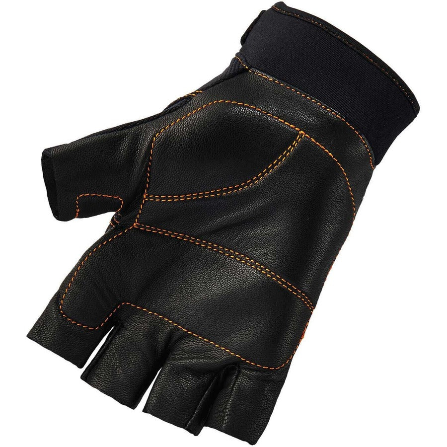 Ergodyne ProFlex 901 Half-Finger Leather Impact Gloves - Alternate-Image2