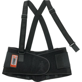 Ergodyne ProFlex Back Support: High-Performance Strap Mount for 30’’-34’’ Waist - Black - Supports