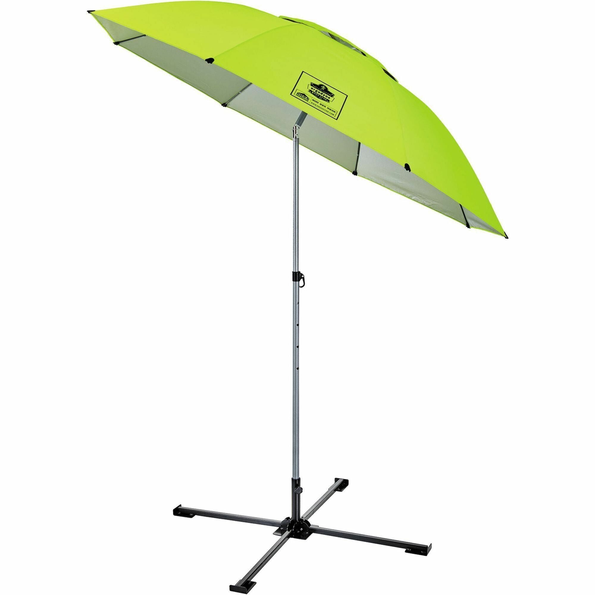 Ergodyne SHAX 6199 Lightweight Work Umbrella and Stand Kit - 2000
