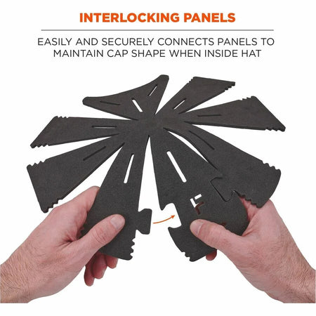 Ergodyne Skullerz 8944 Bump Cap Insert: Soft Foam Protection - Black - Protective Gear