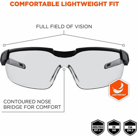 Ergodyne Skullerz Dellenger Safety Glasses - Alternate-Image1
