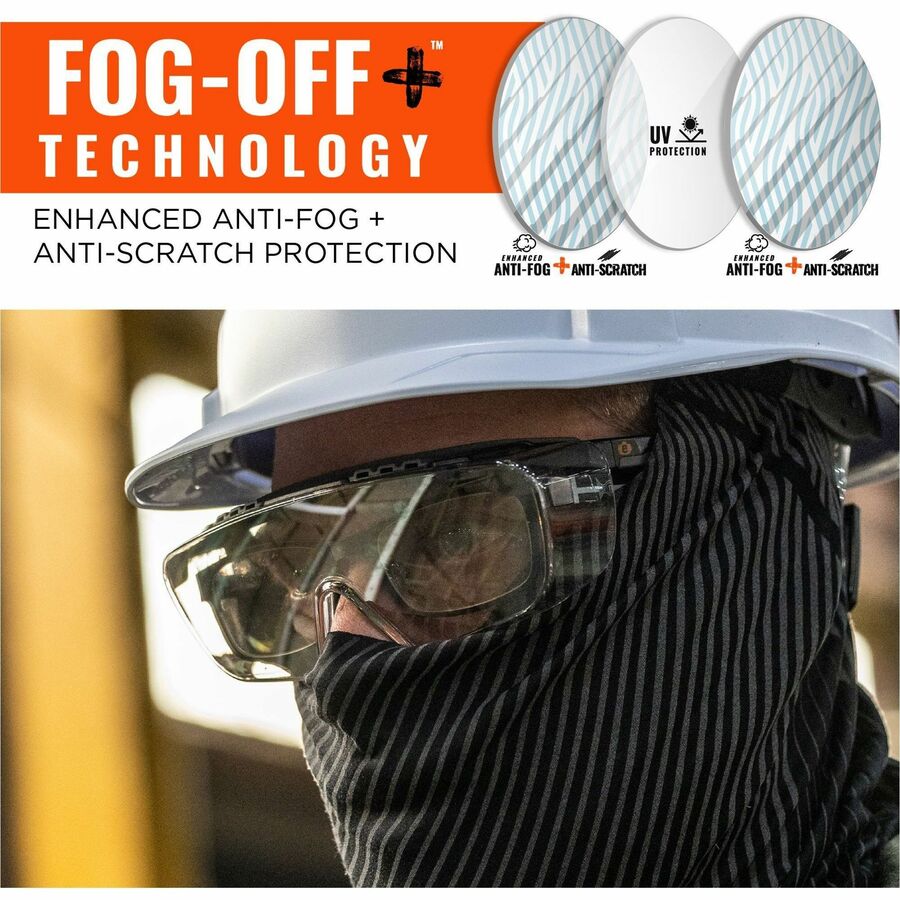Ergodyne Skullerz OSMIN Anti-Scratch & Enhanced Anti-Fog Safety Glasses, Sunglasses - Alternate-Image3