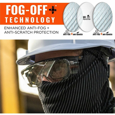 Ergodyne Skullerz OSMIN Anti-Scratch & Enhanced Anti-Fog Safety Glasses, Sunglasses - Alternate-Image3