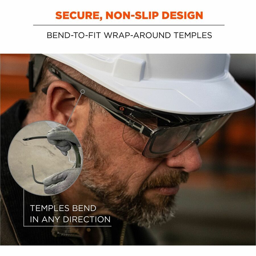 Ergodyne Skullerz OSMIN Anti-Scratch & Enhanced Anti-Fog Safety Glasses, Sunglasses - Alternate-Image4