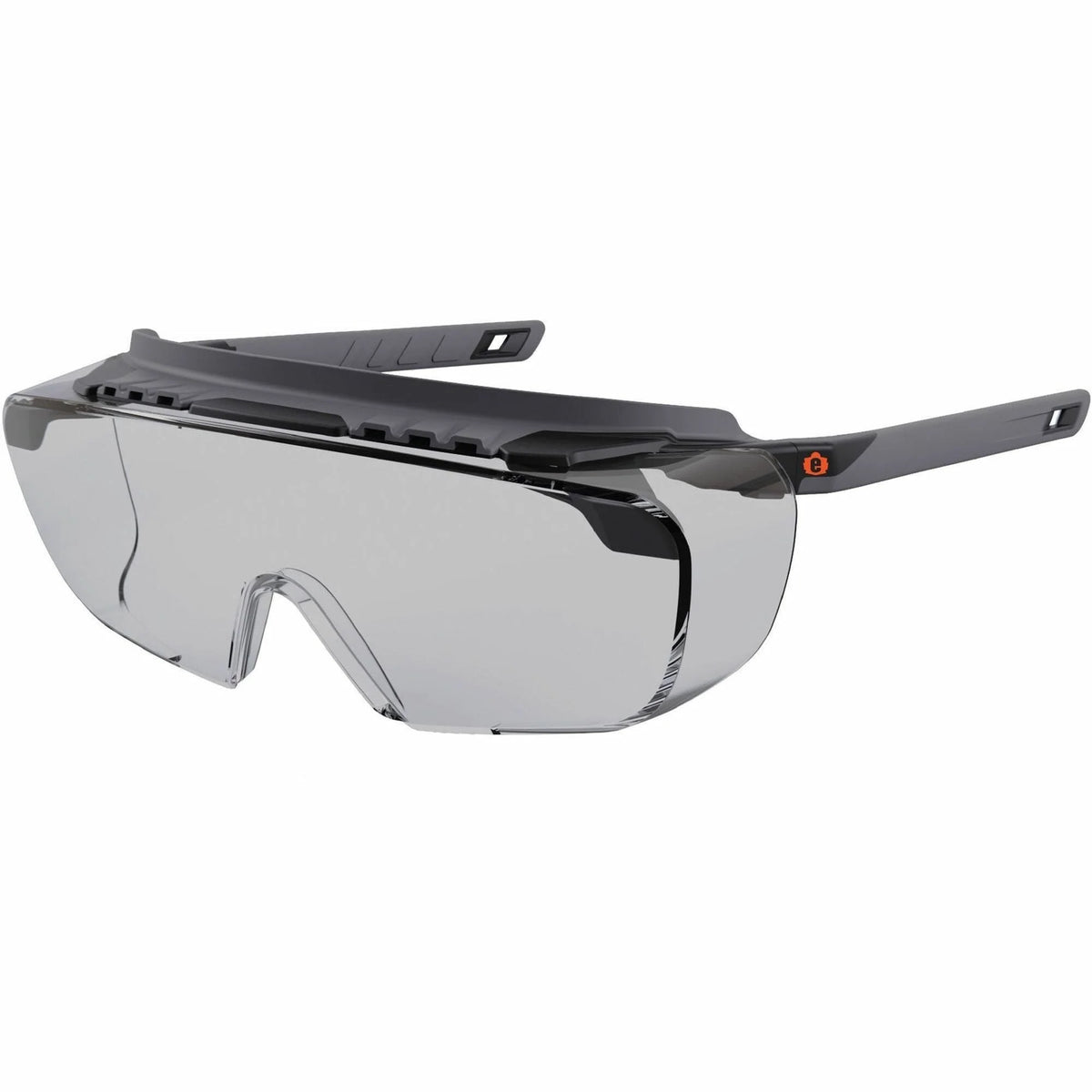 Ergodyne Skullerz OSMIN Safety Glasses: Eye & Sun Protection - Impact Resistant - Matte Black Frame - Protective Gear
