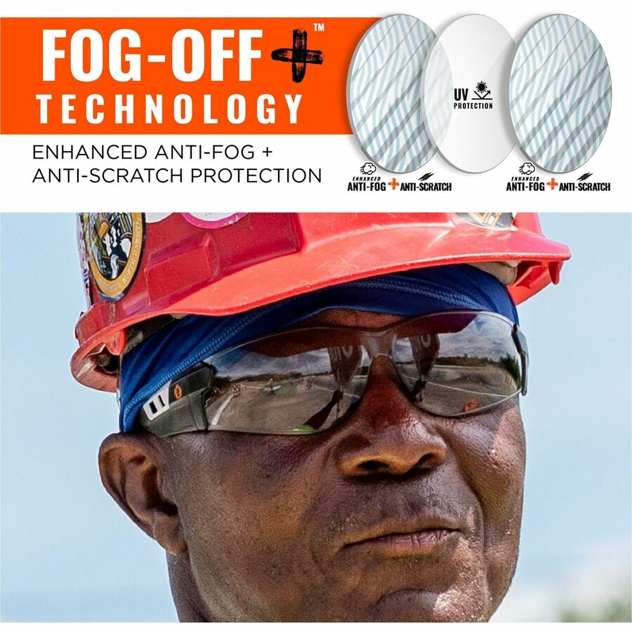 Ergodyne Skullerz SAGA Anti-Scratch & Enhanced Anti-Fog Safety Glasses, Sunglasses - Alternate-Image2