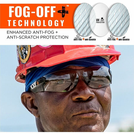 Ergodyne Skullerz SAGA Anti-Scratch & Enhanced Anti-Fog Safety Glasses, Sunglasses - Alternate-Image2