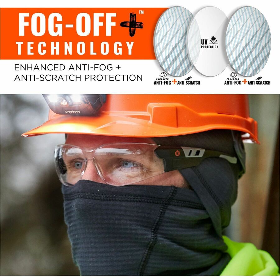 Ergodyne Skullerz SAGA Anti-Scratch & Enhanced Anti-Fog Safety Glasses, Sunglasses - Alternate-Image2
