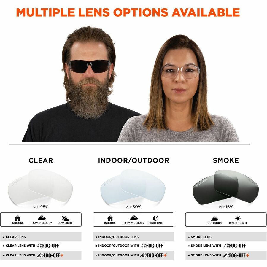 Ergodyne Skullerz VALI Anti-Scratch & Enhanced Anti-Fog Safety Glasses, Sunglasses - Alternate-Image4