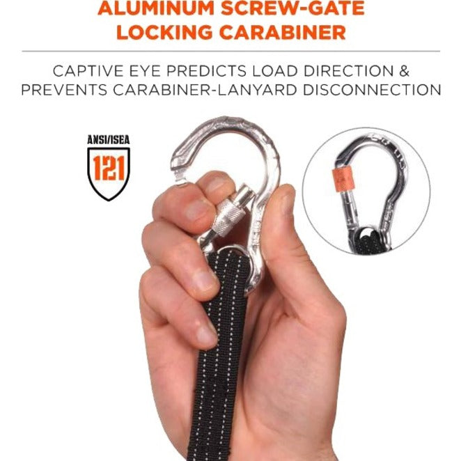 Ergodyne Squids 3100 Single Carabiner Tool Lanyard - 10lbs - Alternate-Image9