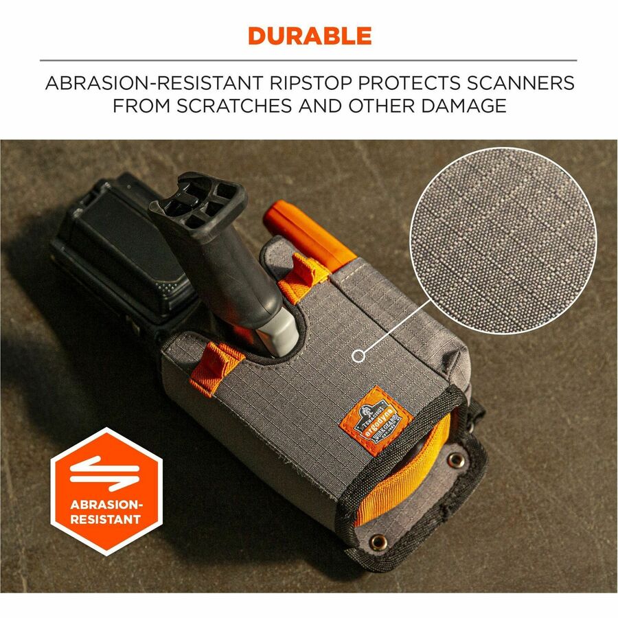 Ergodyne Squids 5543 Mounting Carrier for Bar Code Scanner, Tool, Mobile Computer - Gray - Alternate-Image2