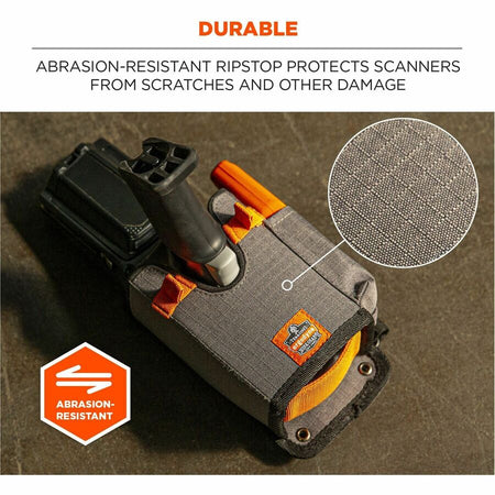Ergodyne Squids 5543 Mounting Carrier for Bar Code Scanner, Tool, Mobile Computer - Gray - Alternate-Image2