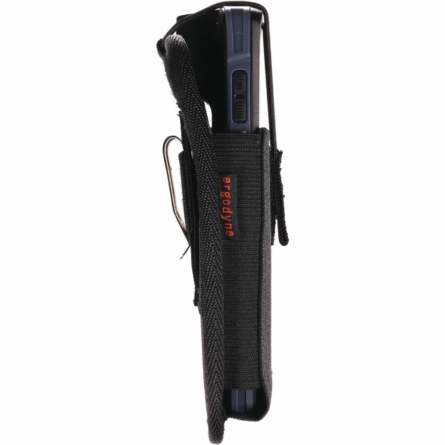 Ergodyne Squids 5544 Carrying Case (Holster) Bar Code Scanner, Mobile Computer, Cell Phone - Black - Left