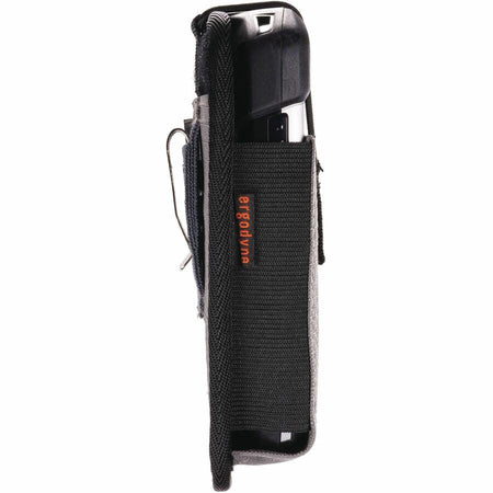 Ergodyne Squids 5544 Carrying Case (Holster) Mobile Computer, Bar Code Scanner, Cell Phone - Gray - Left