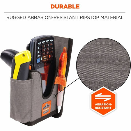 Ergodyne Squids Carrying Case Rugged (Holster) Bar Code Scanner - Gray - Alternate-Image2