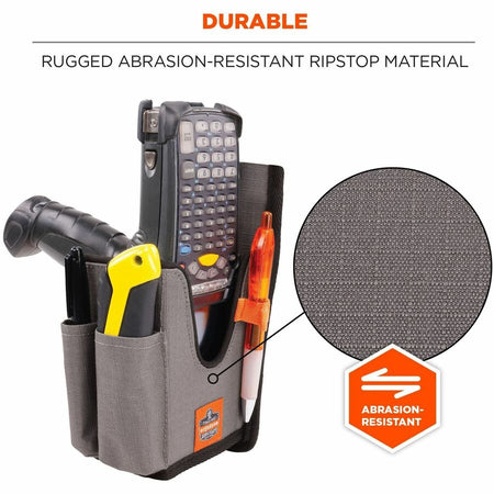 Ergodyne Squids Carrying Case Rugged (Holster) Bar Code Scanner - Gray - Alternate-Image2