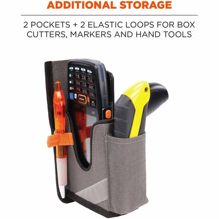 Ergodyne Squids Carrying Case: Rugged Holster for Bar Code Scanner - Protective Gear