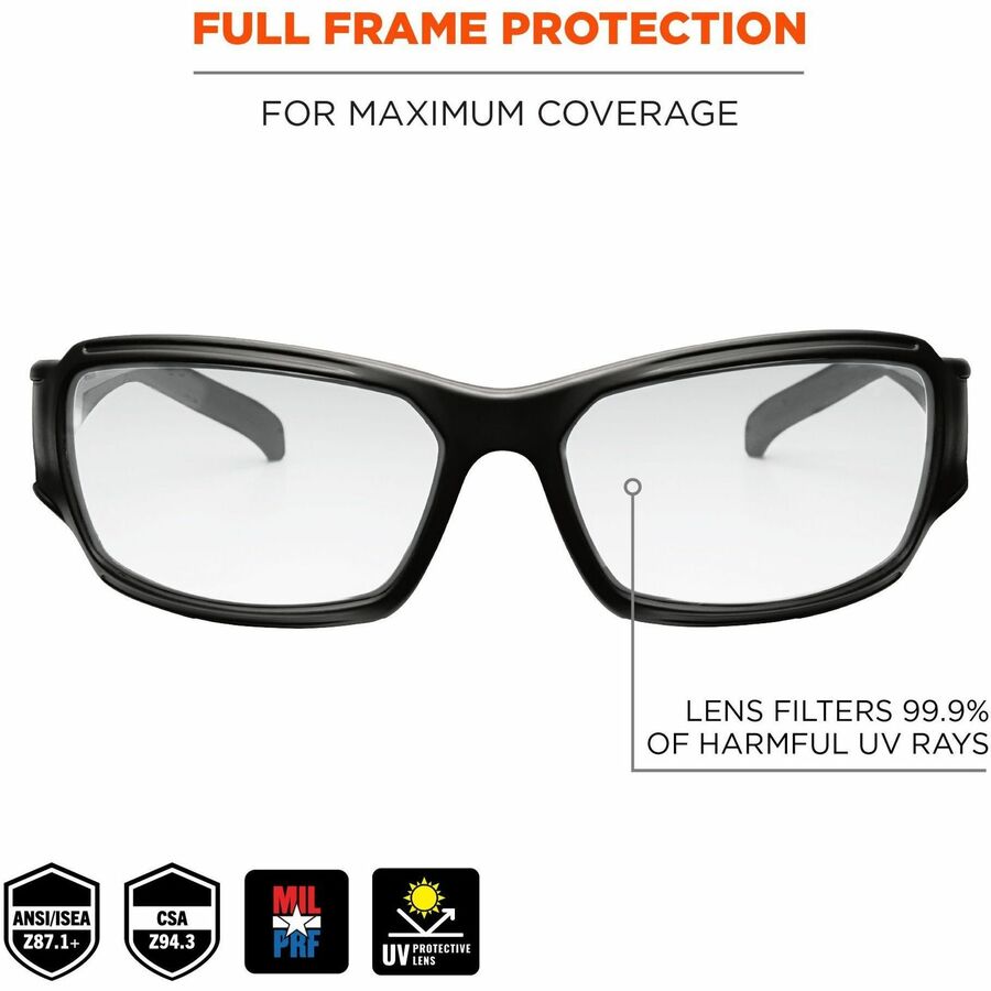 Ergodyne THOR Anti-Scratch/Anti-Fog Safety Glasses - Alternate-Image1