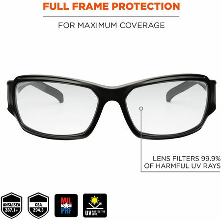 Ergodyne THOR Anti-Scratch/Anti-Fog Safety Glasses - Alternate-Image1