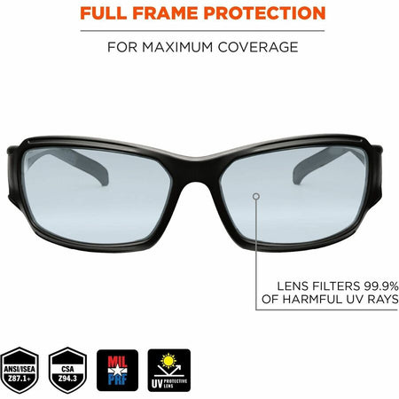 Ergodyne THOR Anti-Scratch/Anti-Fog Safety Glasses - Alternate-Image1