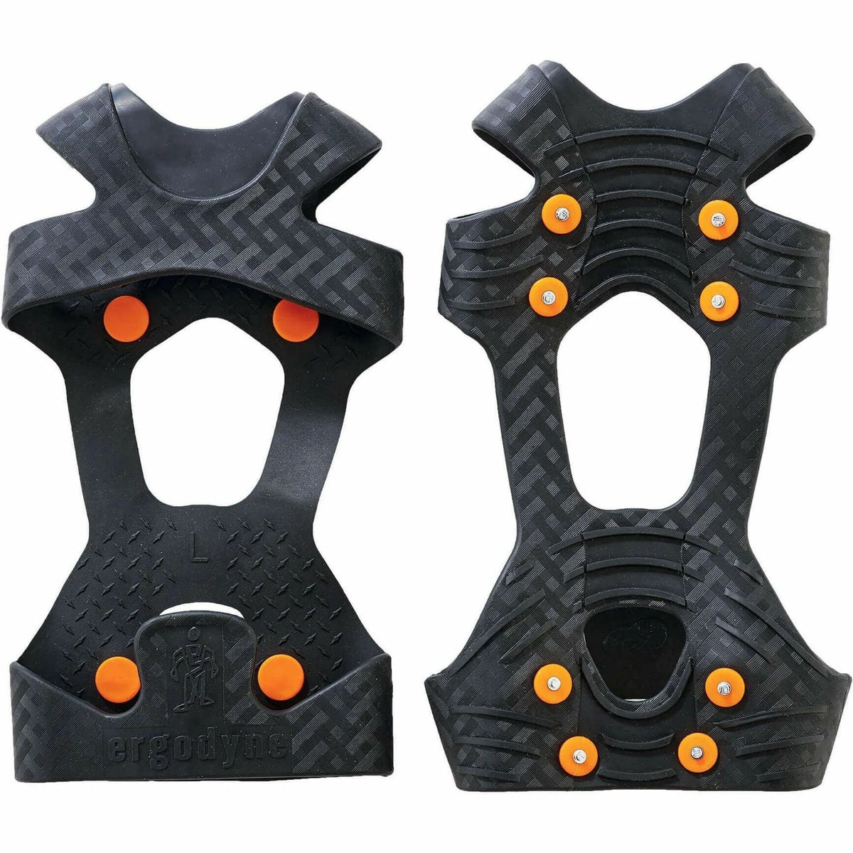 Ergodyne TREX 6300 Ice Cleats: Slip-On Traction for Boots & Shoes - Protective Gear