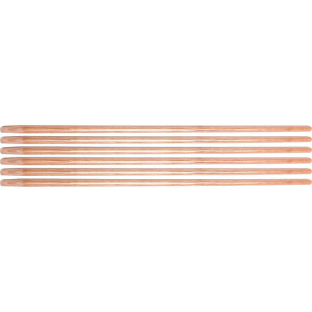 Ettore Floor Squeegee Wooden Pole Handle - 54’’ Length x 1’’ Diameter - Natural Wood - Squeegees / Scrappers