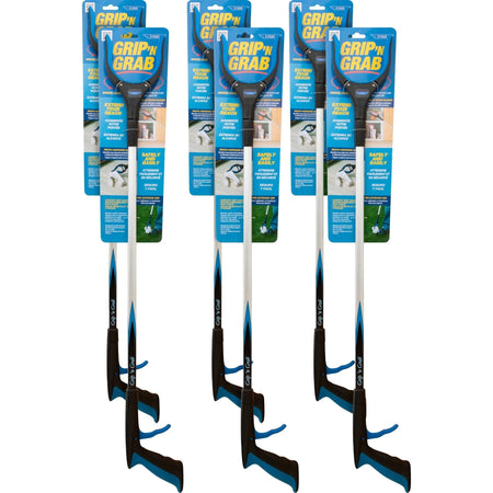 Ettore Grip ’n Grab Pickup Tool - 32’’ Reach Lightweight & Rust Proof - Debris Nabbers
