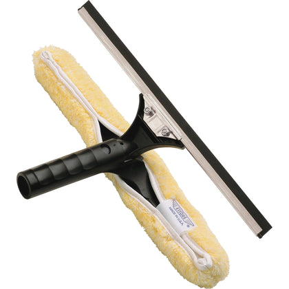 Ettore Stainless BackFlip Cleaning Tool: 14’’ Blade Lightweight Steel - Squeegees / Scrappers