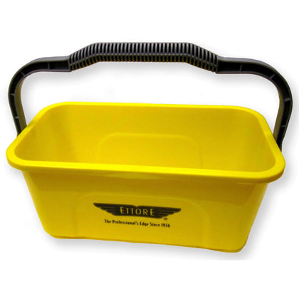 Ettore Super Compact Bucket: Heavy Duty 3 gal - Sturdy Handle Ergonomic Grip - Buckets & Wringers