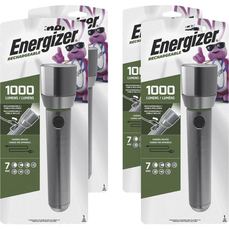 Eveready Vision HD Rechargeable LED Flashlight - 1000 lm - Aluminum Alloy - Flashlights