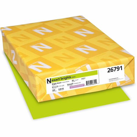 Exact Brights® Green Colored Paper: Smooth Printable Acid-free - Copy & Printer Paper