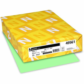 Exact Heavyweight Index Paper: Green 94 Brightness 110 lb - Durable Smooth Finish - Copy & Printer Paper