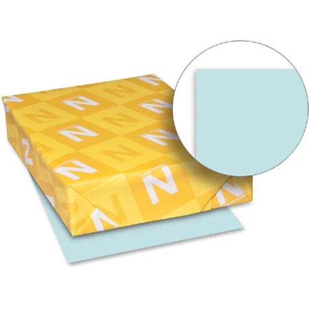 Exact Vellum Bristol Paper: Blue 92 Brightness Letter Size 67 lb Weight - Acid-free Chlorine-free - 250 Sheets - Copy &