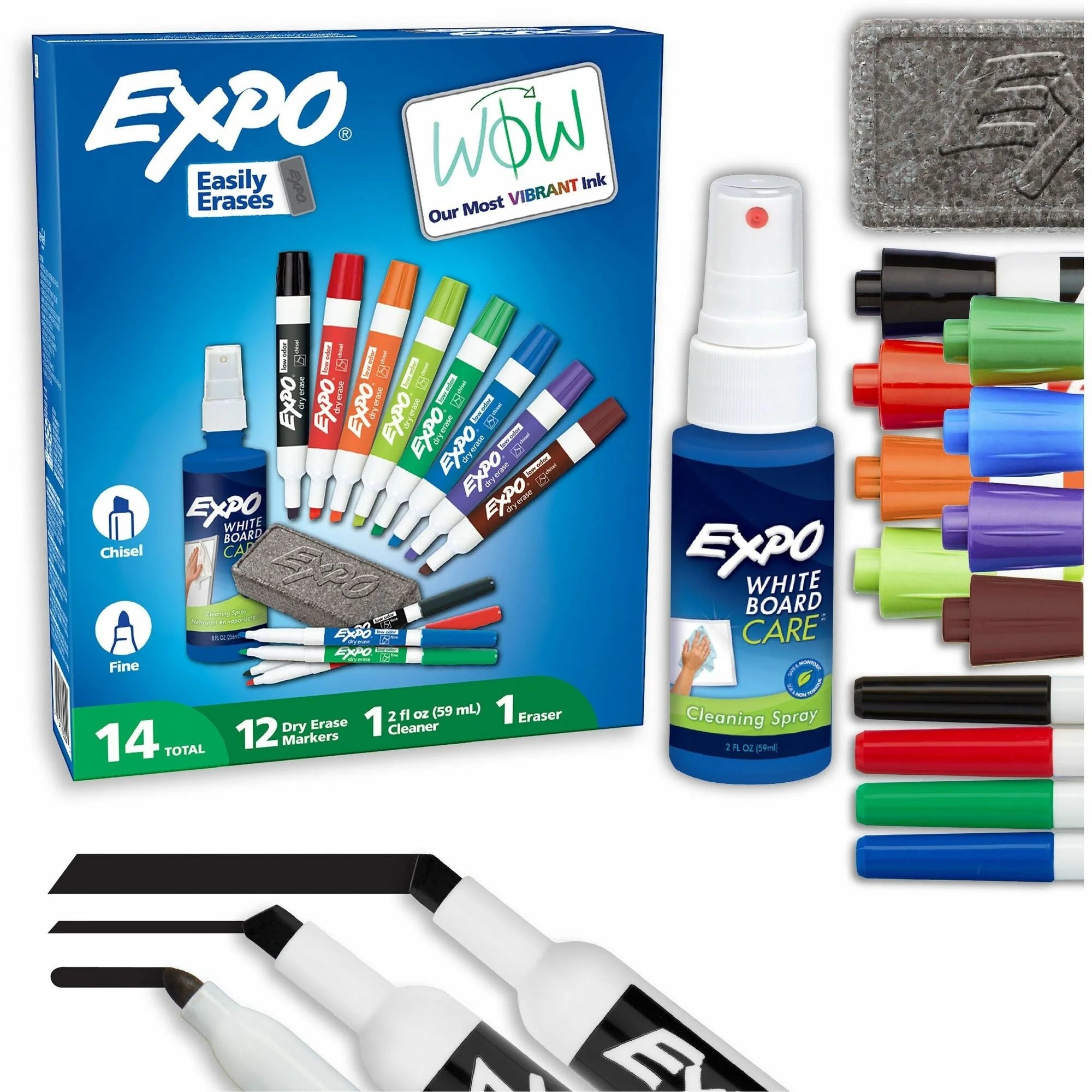 Expo Dry-Erase Marker Kit: Essential Set for Whiteboard Writing - Markers &