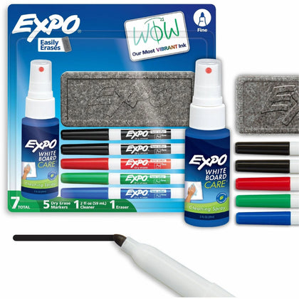 Expo Dry-Erase Marker Kit: Essential Set for Whiteboard Writing - Markers &
