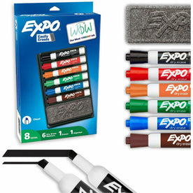 Expo Dry-Erase Organizer Kit: Stay Organized with 7-Piece Set - Markers &
