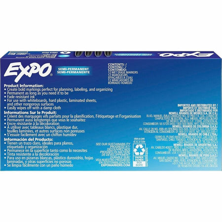 Expo Wet Erase Markers, Ultra Fine Tip - Rear