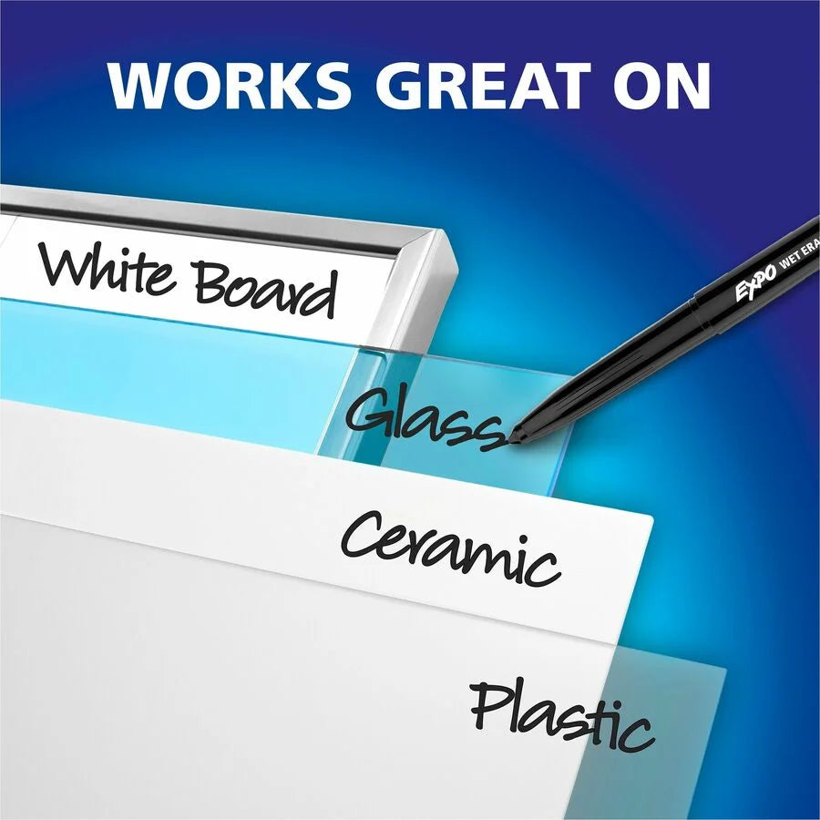 Expo Wet-Erase Markers: Fine & Ultra Point - 36 Assorted Ink Pens - Markers Dry-Erase