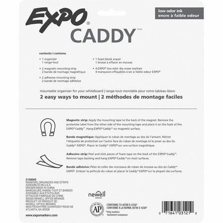 Expo Whiteboard Caddy Organizer - Rear