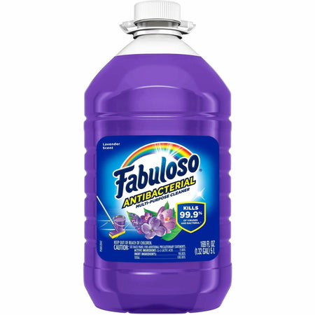 Fabuloso Antibacterial Cleaner - Lavender Scent - 169 fl oz - Rinse-free & Residue-free - Multipurpose Cleaners