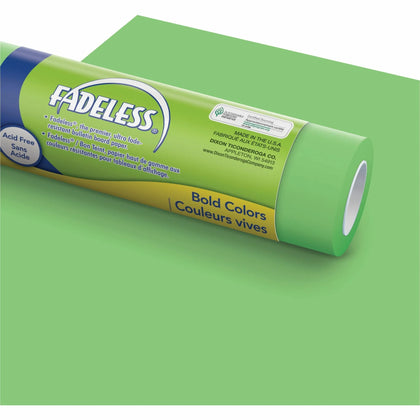 Fadeless Bulletin Board Art Paper: Nile Green - 3’’ x 48’’ 50 ft Roll - Versatile for Craft School Home & Office
