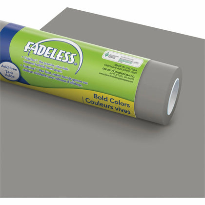 Fadeless Bulletin Board Art Paper: Pewter - 48’’ x 50 ft Roll - School Home Office Craft Project - Paper Rolls/Tissue