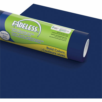 Fadeless Bulletin Board Art Paper: Royal Blue Roll - 48’’ x 50 ft - Versatile for Classroom Home Office - Paper