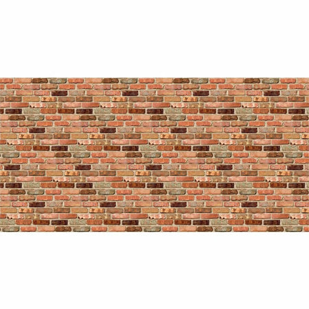 Fadeless Bulletin Board Paper Roll: Reclaimed Brick Design - 48’’ x 50 ft - School Home Office Decor - Art Rolls/Tissue
