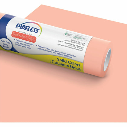 Fadeless Bulletin Board Paper Rolls: Coral Sugar - 48’’ x 50 ft - Classroom Art - Rolls/Tissue