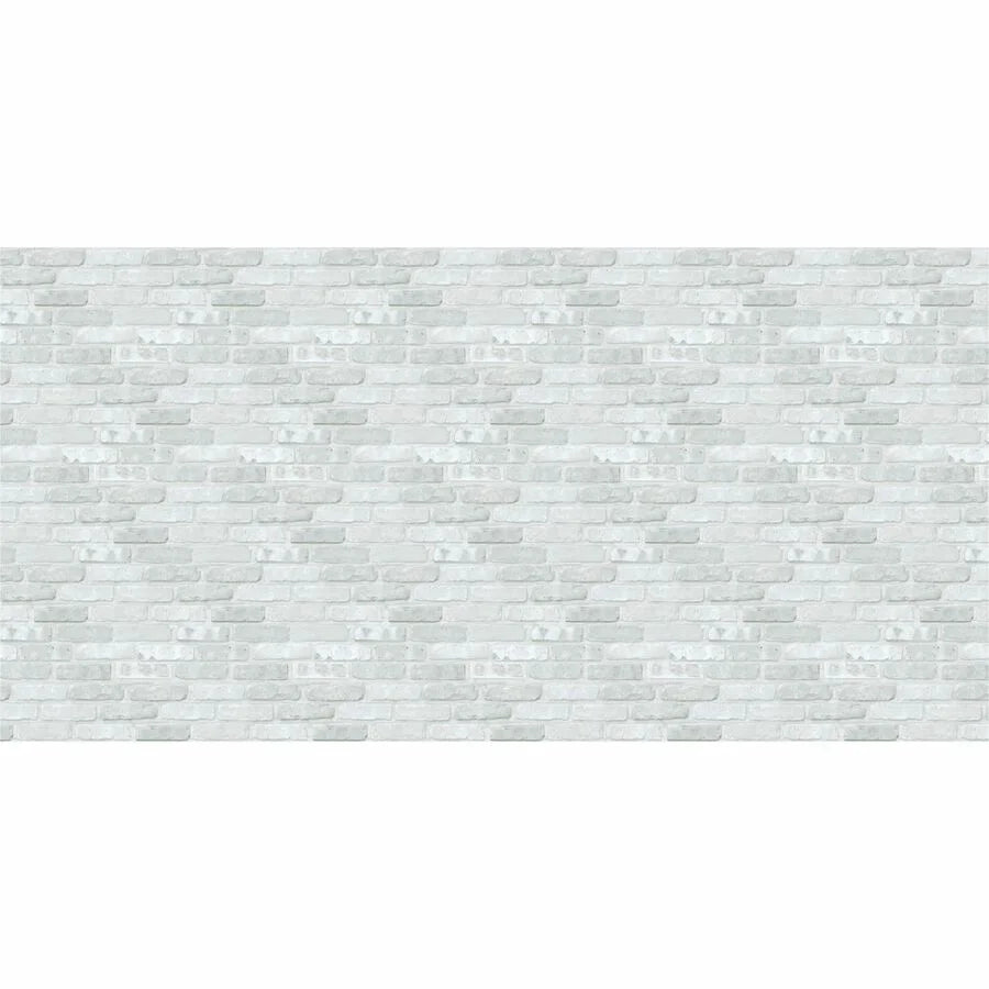 Fadeless Designs Paper Roll: Art & Craft Project Essential - 48’’ x 50’’ - White Gray - Bulletin Board Sets Trim